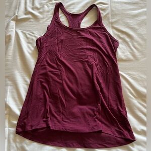 Burgundy tank top